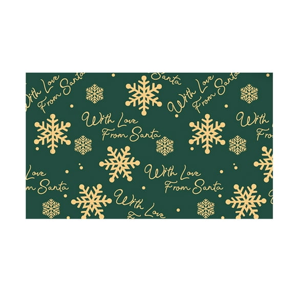 B Christmas Wrapping Paper Green Design Christmas Gift Box Wrapping Paper Solitary Sided Color Printed Bouquet Wrapping Paper 50X70Cm For Christmas Party Gift Packaging