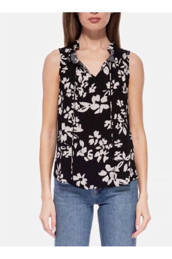 Ladies' Sleeveless Blouse, Black Small