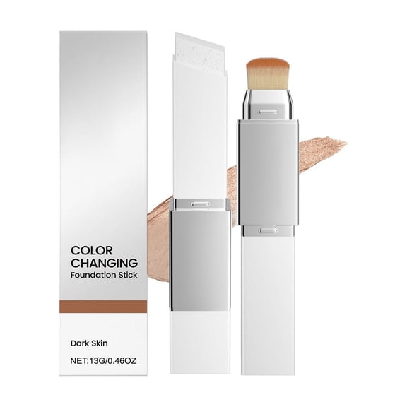 B Color Changing Foundation With Detachable Brush Full To Medium Coverage Base Makeup 13Ml