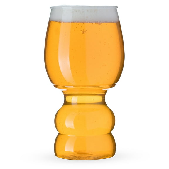 B CupsĀ® - IPA-Style Reusable Plastic Craft Beer Cups - 17 oz - 4 Pack