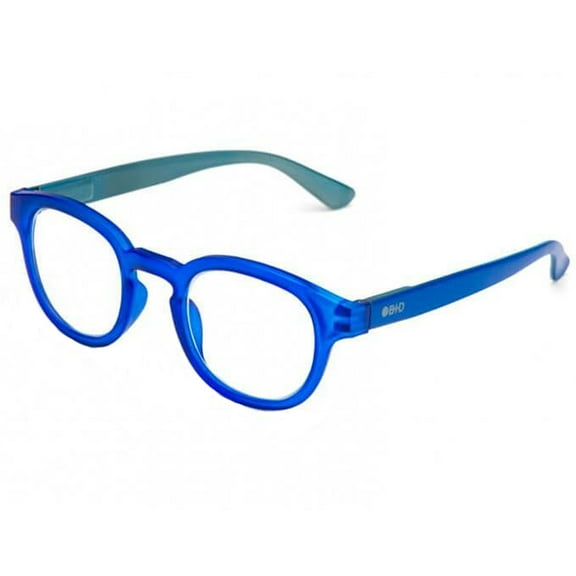 B+D 2285 Unisex Digital Screen Full Rim Eyeglasses, Matte Blue