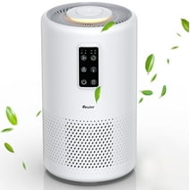 B-D02U Air Purifier, Advanced 3-Stage Filtration, 600ft² Coverage, Quiet Sleep Mode, Aromatherapy Diffuser, Adjustable Timers, H13 True HEPA Air Cleaner with Fragrance Sponge