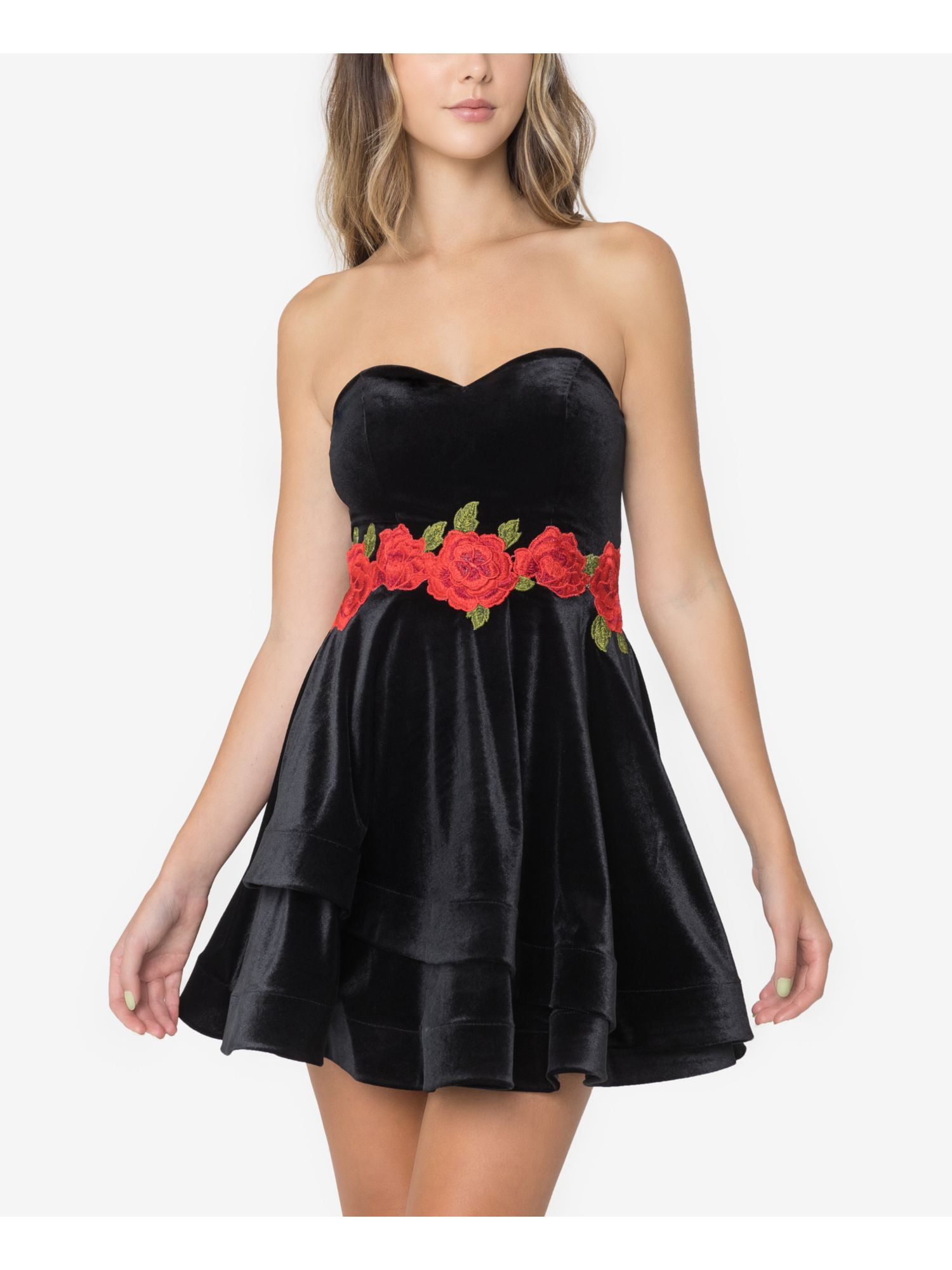B darlin velvet dress discount