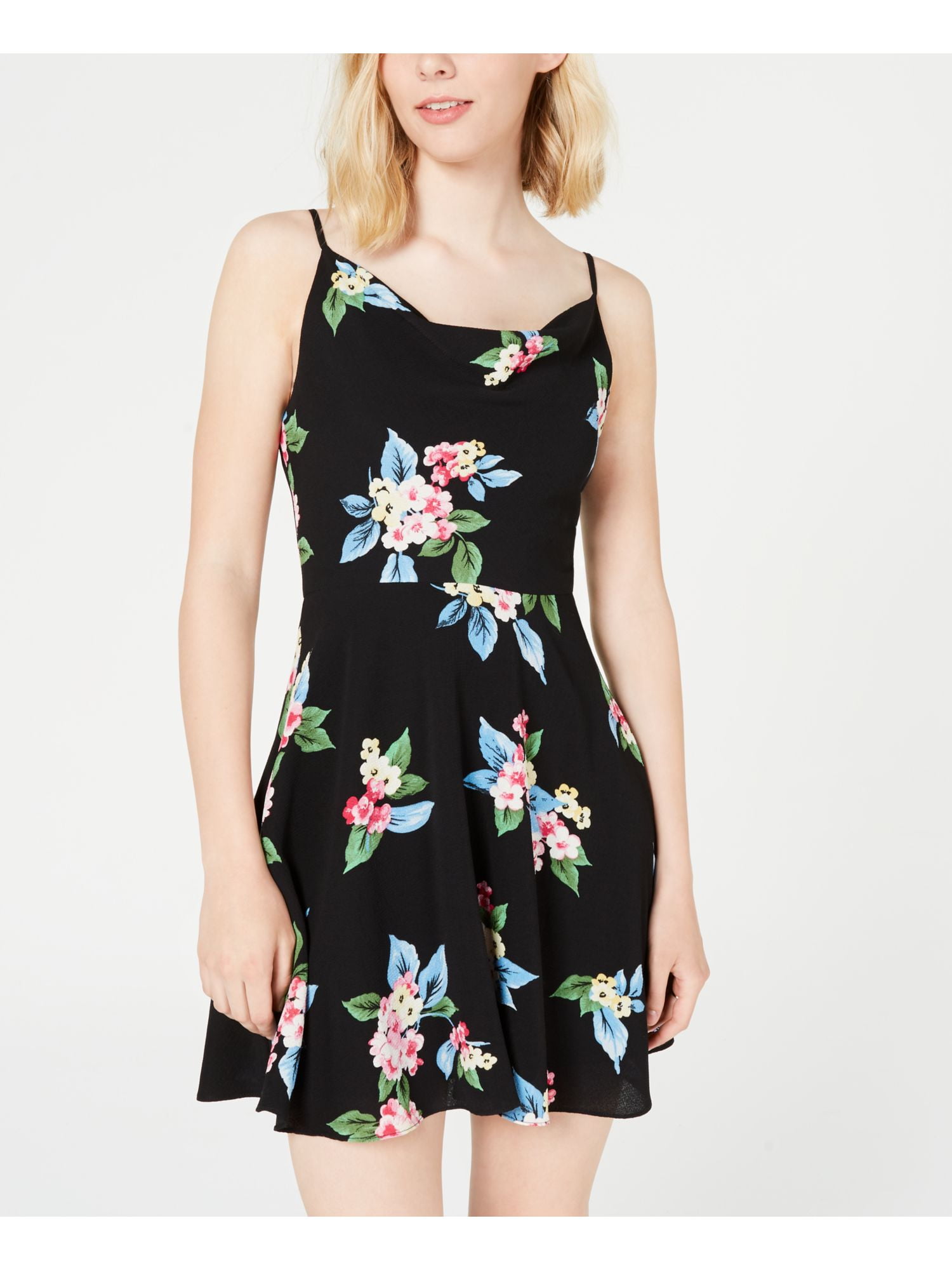 B darlin black and white dress top