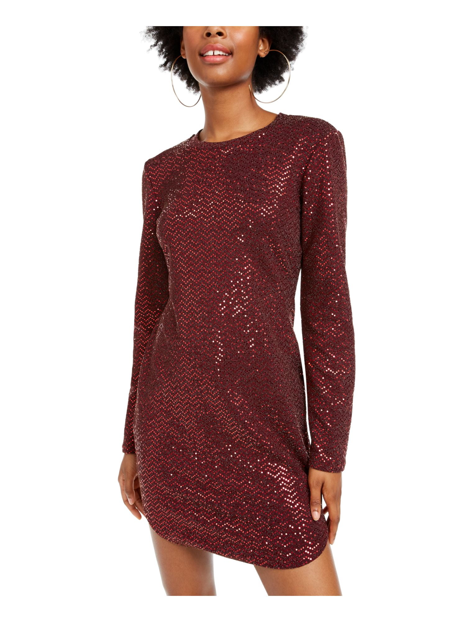 B darlin hot sale long sleeve dress