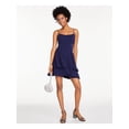 thumbnail image 1 of B DARLIN Womens Navy Spaghetti Strap Scoop Neck Short Party Fit + Flare Dress Juniors 17/18, 1 of 4