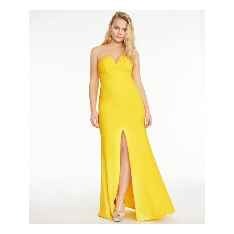 Juniors 2025 yellow dress