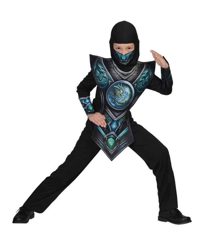Light Up Dragon Ninja Costume for Children, Boys, Medium (8), by Way to Celebrate