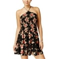 thumbnail image 1 of B. Darlin Womens Floral Print Smocked Casual Dress, 1 of 2