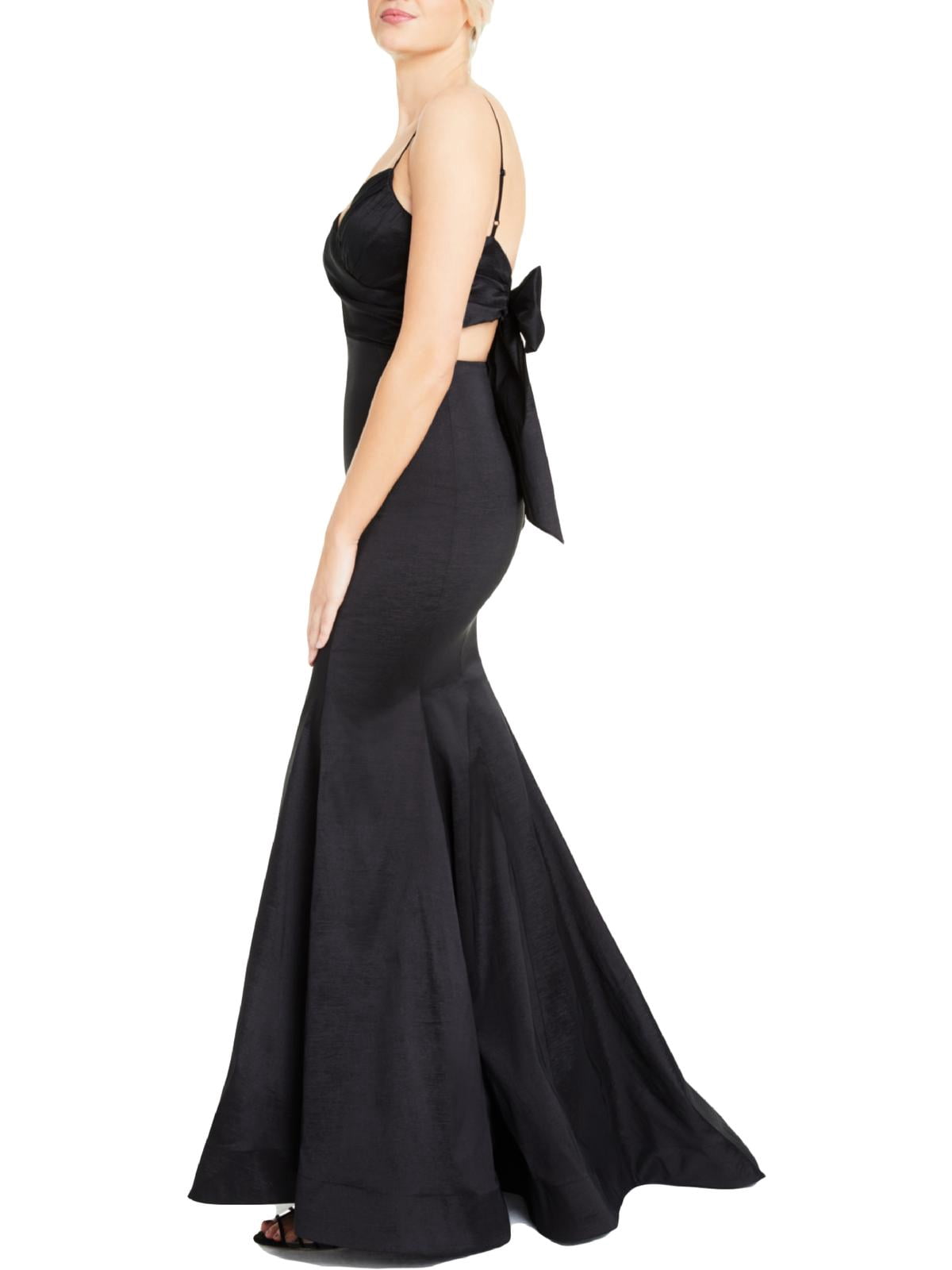 chinese dress ladies 2 Piece Black Beaded Mermaid Prom Dresses for Junior Lace Bodice – SheerGirl main image 1