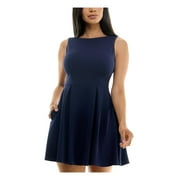 B DARLIN B. Darlin Womens Juniors Party Mini Fit & Flare Dress