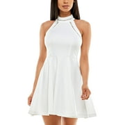 B DARLIN B. Darlin Womens Juniors Scuba Mini Halter Dress