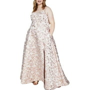 b darlin white and gold dress B DARLIN Juniors' Lace-Up A-Line