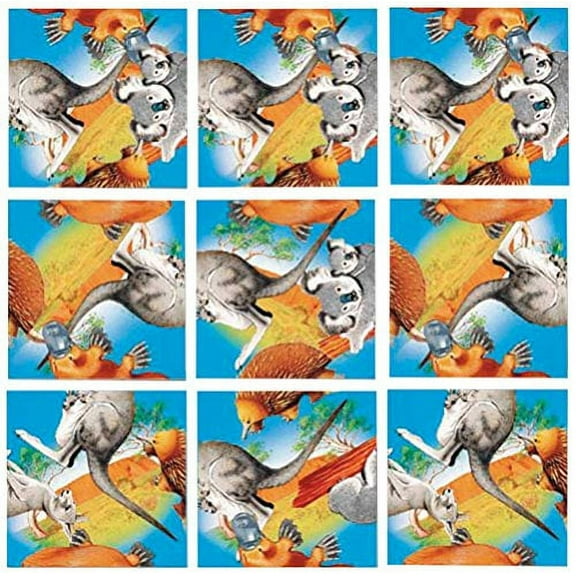 B Dazzle Australian Wildlife Scramble Squares 9 Piece Puzzle