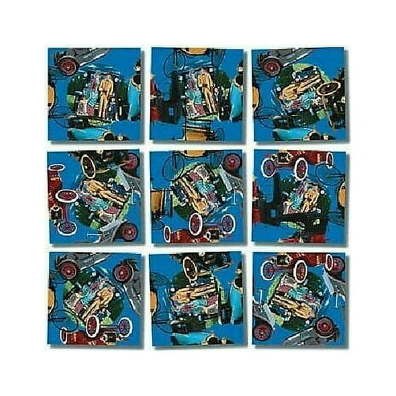 B Dazzle Antique Autos Scramble Squares 9 Piece Puzzle