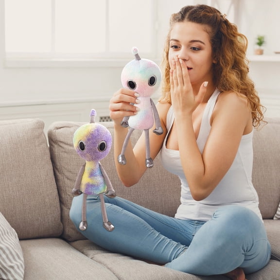 B Dazzling Cute Long-Legged Alien Plush Doll Toy 38 Cm For Kids Boy Girl Birthday