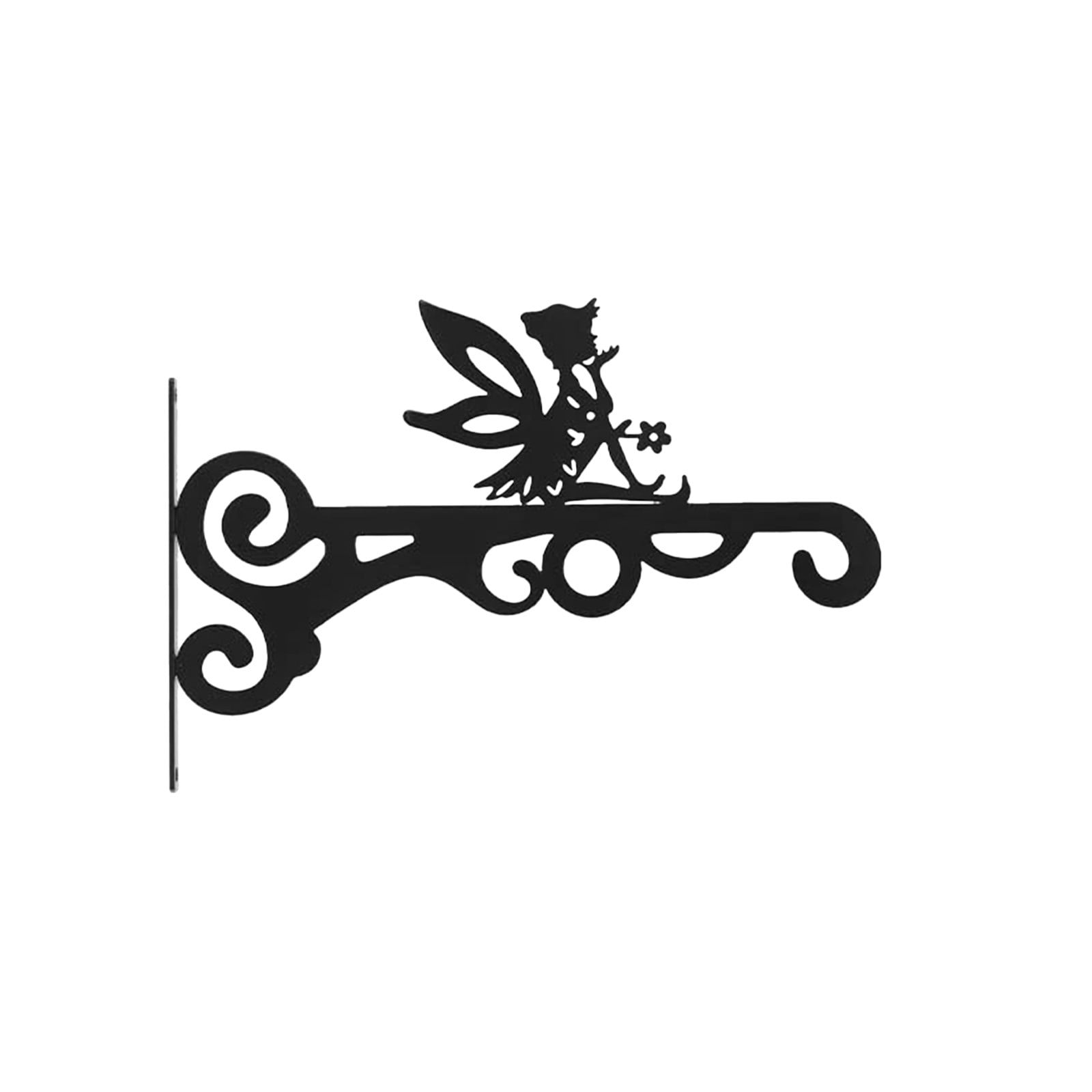 B Decorative Bird Hanging Bracket Rust Proof Iron Hook For Plants ...