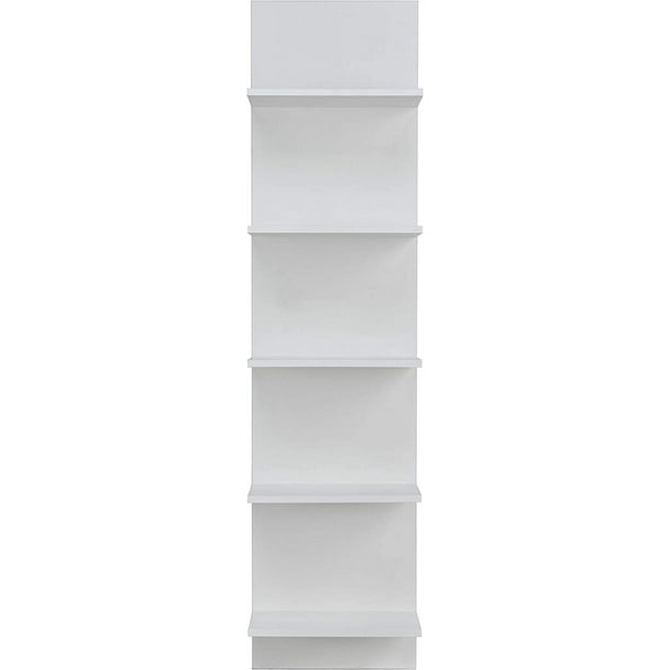 B. Decorative Mount Vertical Shelving Unit Column Shelves (White