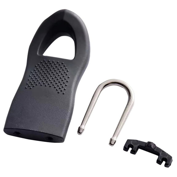 B Detachable Zipper Puller Replacement With U-Shaped Hook, Easy Installation And Metal Construction For Jackets, Bags, Suitcases And Outdoor Gear, Large Size, 1.33X0.55In