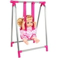 thumbnail image 1 of B Doll Swayable Swing With Simulation Design For Pretend Play Iron Plastic And Cloth Material Foldable And Safe No Doll Included Swing Toy, 1 of 5