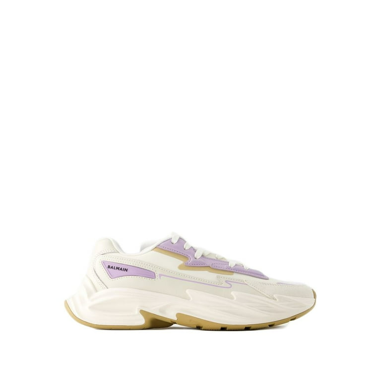 スニーカー B-Dr4g0n Sneakers - Balmain - Synthetic Leather - Beige Balmain Female B-Dr4g0n Sneakers - Synthetic Leather - Beige