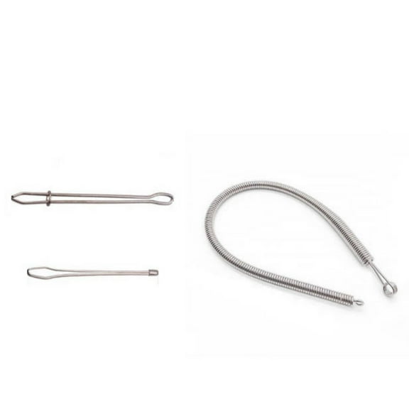 B Drawstring Threaders Set Of 3 Spring Needle Threader Tool For Diy Sewing Rope Clip