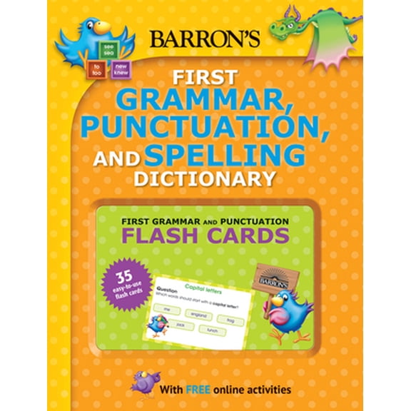 Pre-Owned B.E.S. First Grammar, Punctuation and Spelling Dictionary: Includes Flashcards Plus Online Games and Worksheets (Paperback) 1438011229 9781438011226