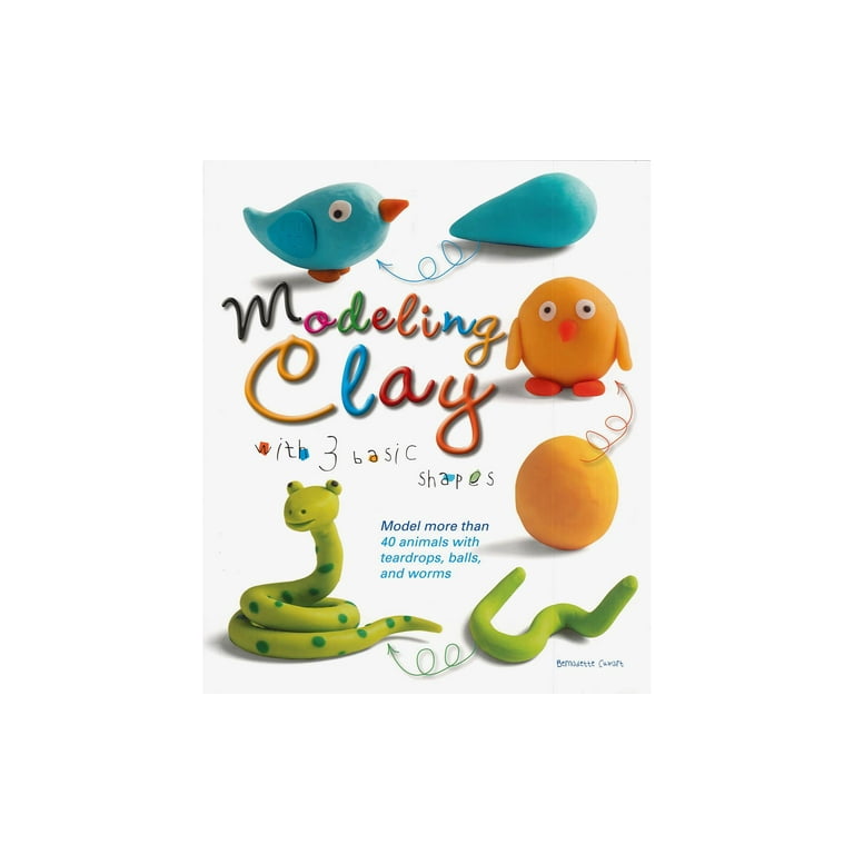 Modeling clay with 3 basic sale shapes