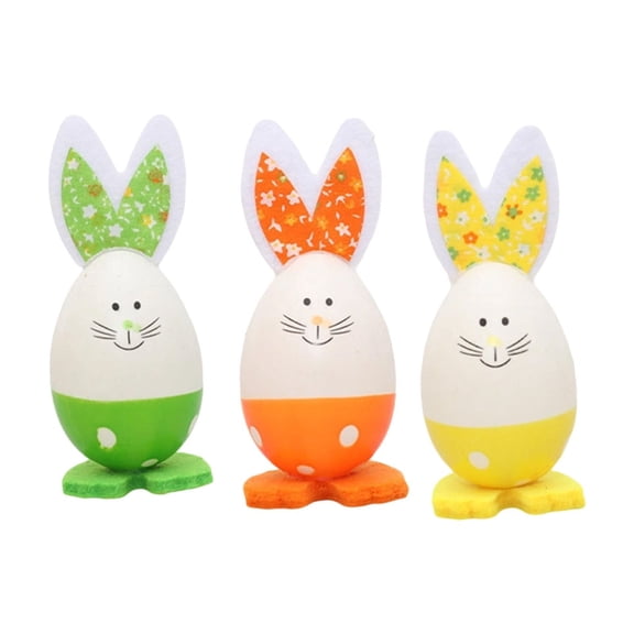B Easter Eggs Easter Bunny Eggs Easter Decorations With Polyester Material, Long-Term Display And Visual Consistency For Home Decor, Holiday Arrangements 3.94×1.57×1.57In 0.2Lb