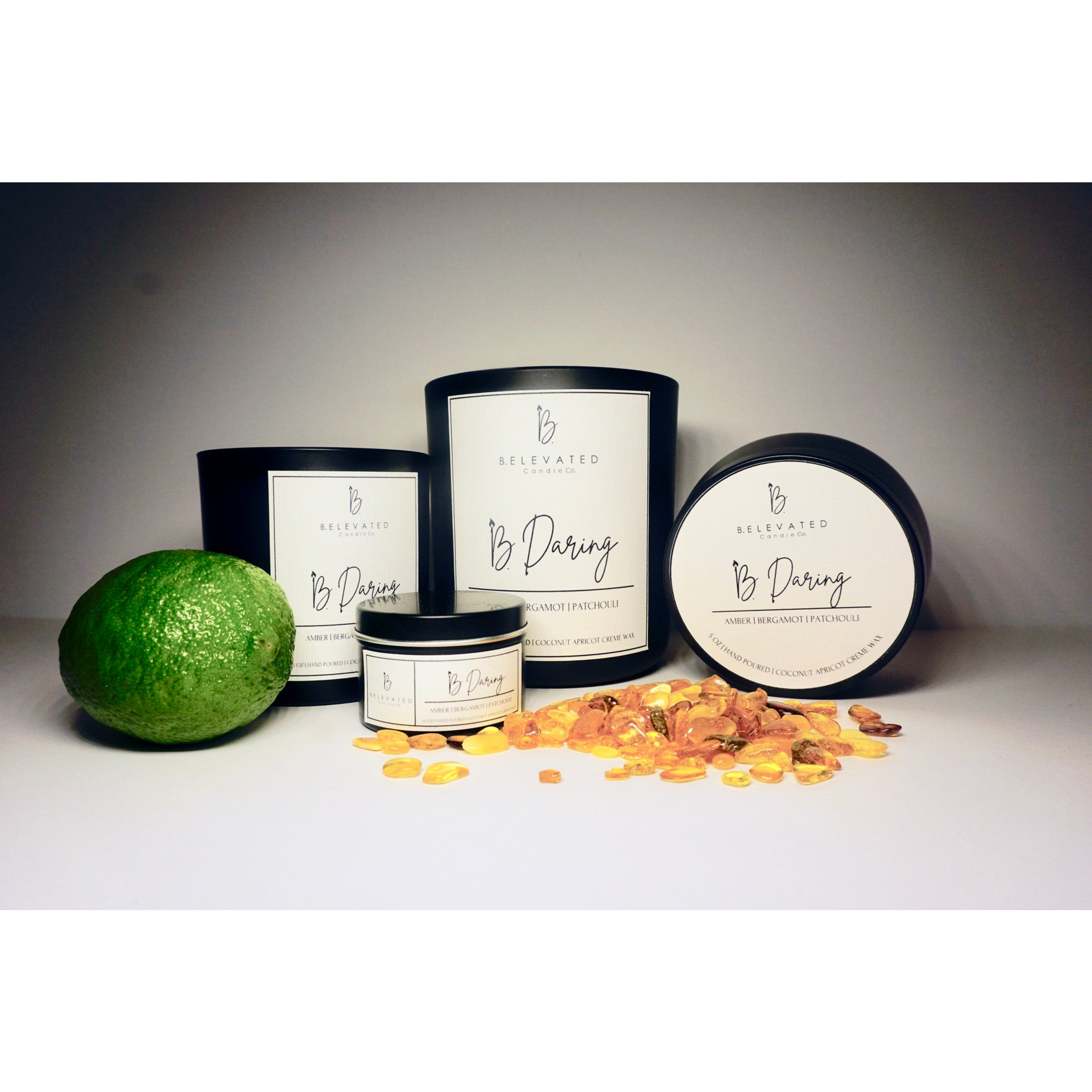 B. Elevated Candle Bar B. Daring Amberbergamotpatchouli 3 Oz