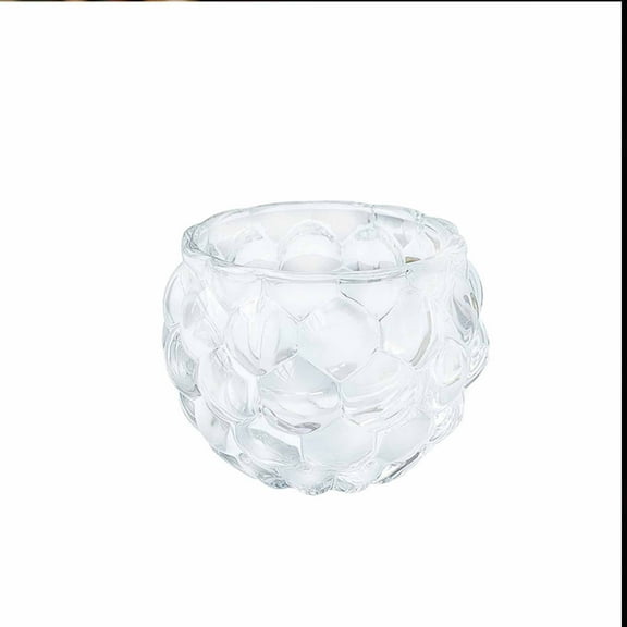 B European Style Glass Candlestick Holder For Home Decor Table Centerpiece And Holiday Ambiance 3X3Inch Style B