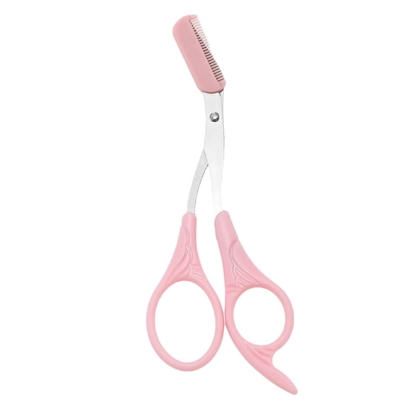 B Eyebrow Trimming Scissors With Detachable Comb Washable