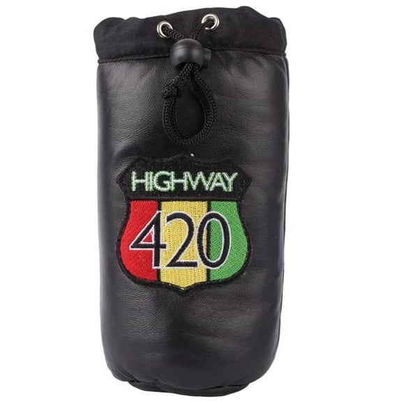 B & F  Genuine Leather Pipe Storage Bag