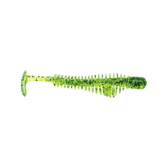 B-FISH-N PULSER PADDLE TAIL 8PK 3.25IN CHARTREUSE PEPPER