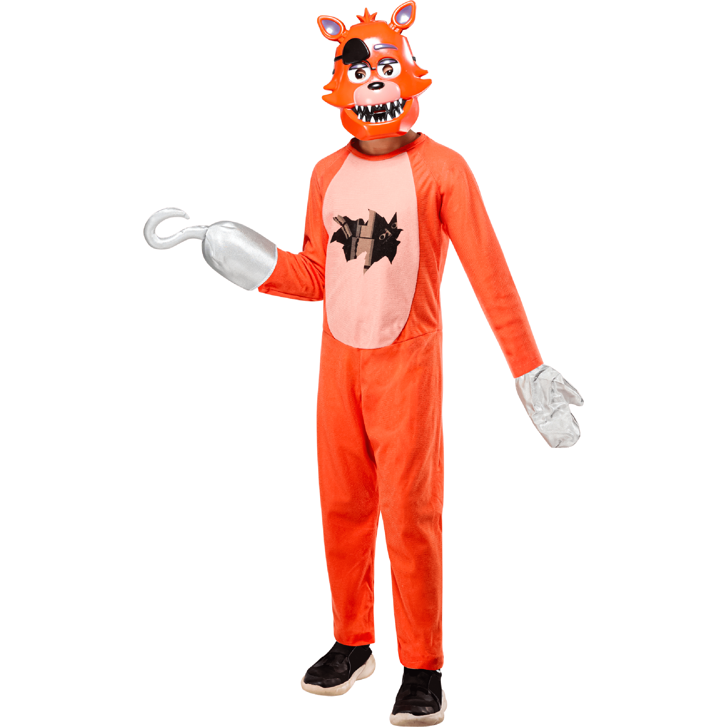 Five Nights at Freddy's Foxy Halloween Costume for Children, Boys' Size S (6/7), by Rubies