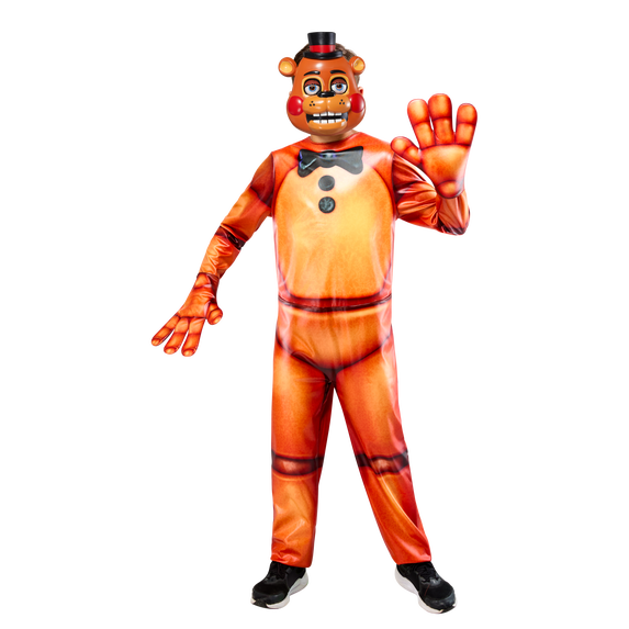 Five Nights at Freddy's Freddy Halloween Costume for Children, Boys' Size S (6/7), by Rubies