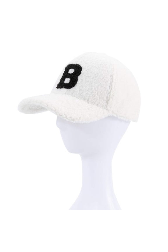 B FUZZY TEDDY BEAR CAP