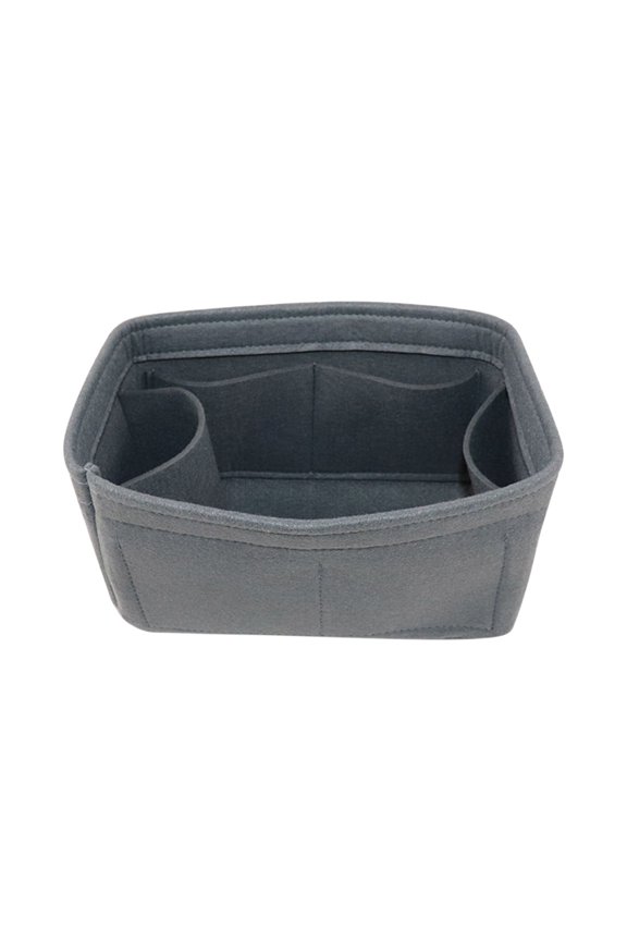B Felt Inner Support Bag For Cosmetics & Accessories Sturdy Organizer With Dividers For Countertop