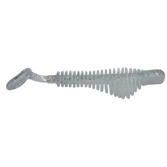 PULSER PADDLE TAIL 8PK 3.25IN FIRE ICE WHITE