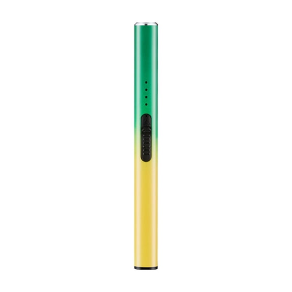 B Flameless Candle Lighter Usb Rechargeable With Windproof Function And Safe Button Ideal For Home Kitchen And Outdoor Activities Durable Aluminum Alloy Body For Long Lasting Performance