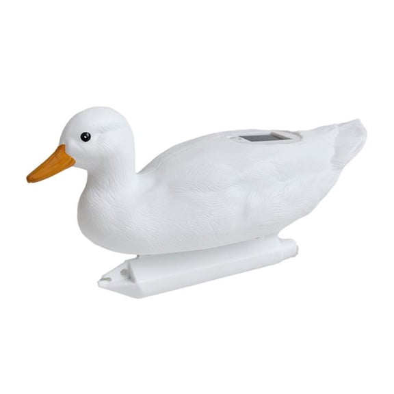B Floating Solar Pool Light Waterproof Bird Statue With Warm Light For Pond Garden Decor
