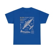 B-Flying Fortress WWB-17G Bomber Vintage Aviation T-Shirt