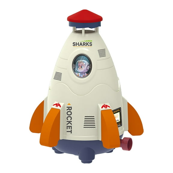B Flying Rocket Sprinkler Water Toy For Kids Outdoor Water Play Toy Summer Garden Sprinkler For Kids Outdoor Fun Water Spray Toy For Backyard Lawn