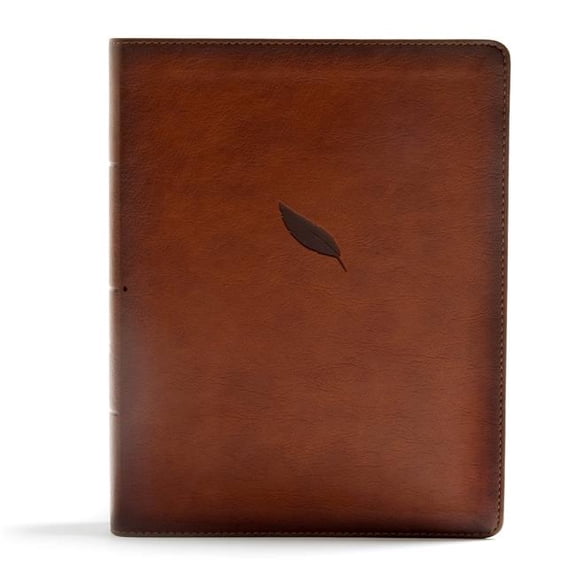 B & H Publishing 136418 CSB Legacy Notetaking Bible, Tan Leather Touch
