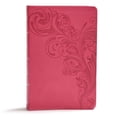 thumbnail image 1 of B & H Publishing 136451 KJV Giant Print Reference Bible, Pink Leather Touch Indexed, 1 of 1