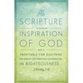 thumbnail image 1 of B & H Publishing 152636 All Scripture Bulletin - 2 Timothy 3-16 KJV - Pack of 100, 1 of 1