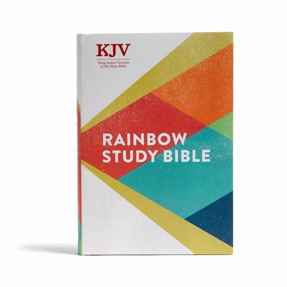 B&H Publishing 261909 KJV Rainbow Study Bible with Hardcover