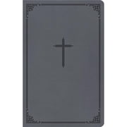 B&H Publishing 351667 CSB Thinline Bible - Value Edition - Charcoal LeatherTouch