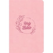 B&H Publishing 351697 KJV Compact Bible - Value Edition - Soft Pink LeatherTouch