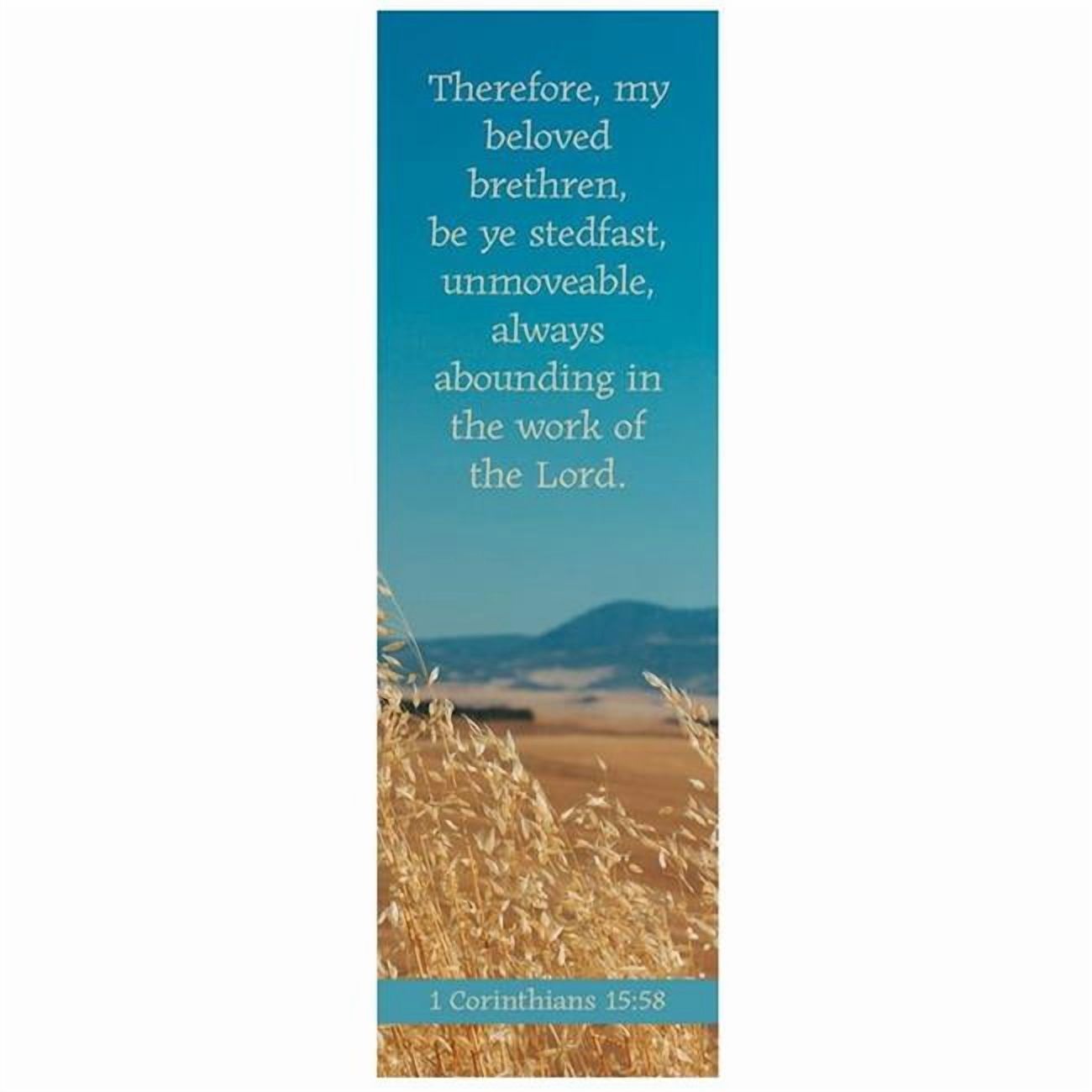 B&H Publishing 36335X Be Ye Stedfast & Therefore My Beloved Brethren 1 Corinthians 15 Bookmark